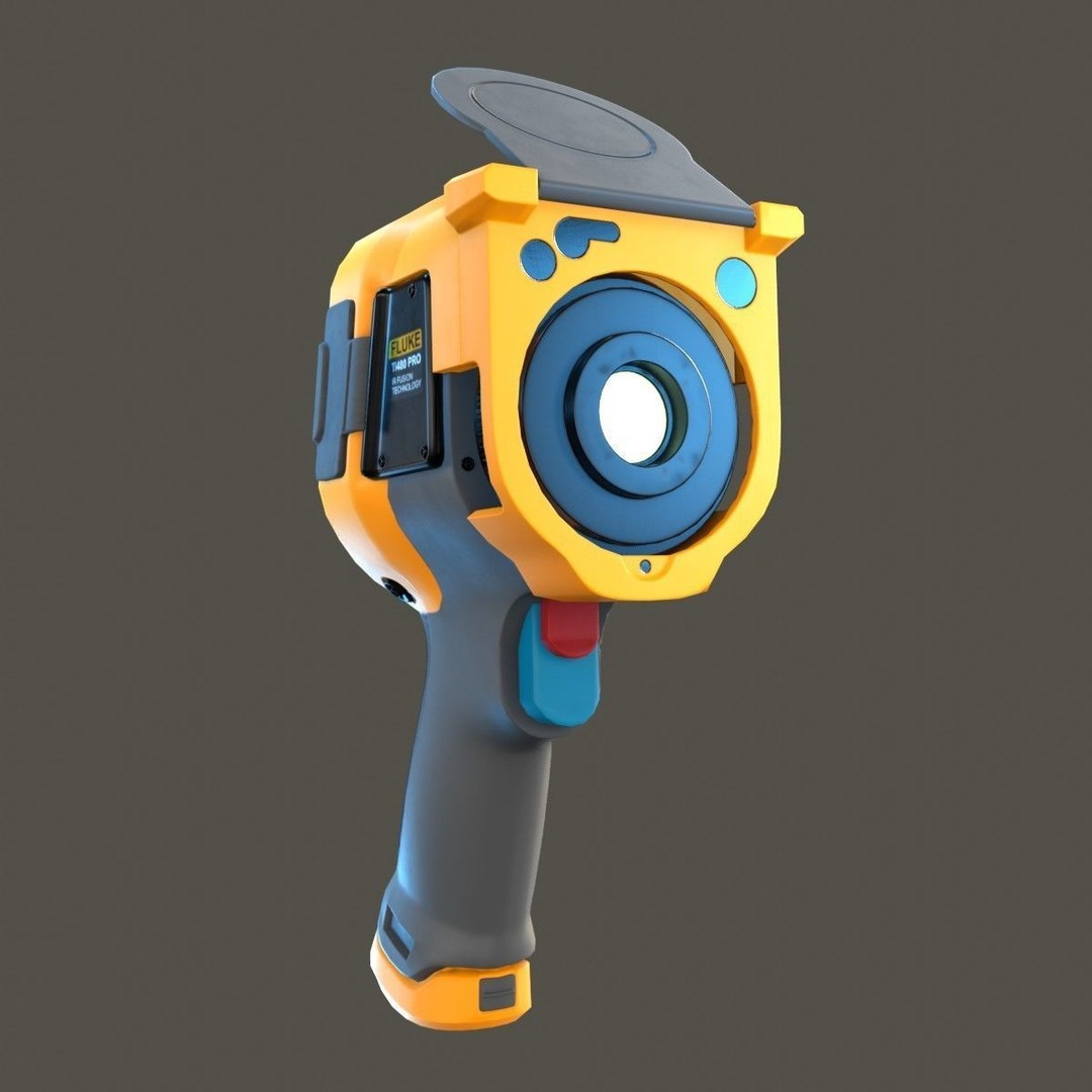 Thermal Camera 3D Model – Low Poly PBR Asset, FBX & More - View 6
