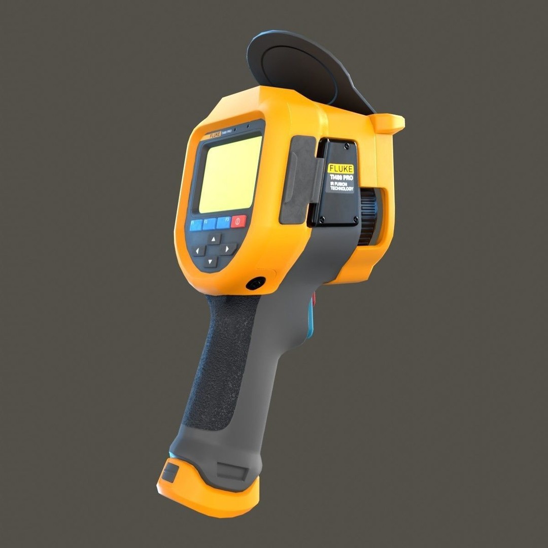 Thermal Camera 3D Model – Low Poly PBR Asset, FBX & More - View 8