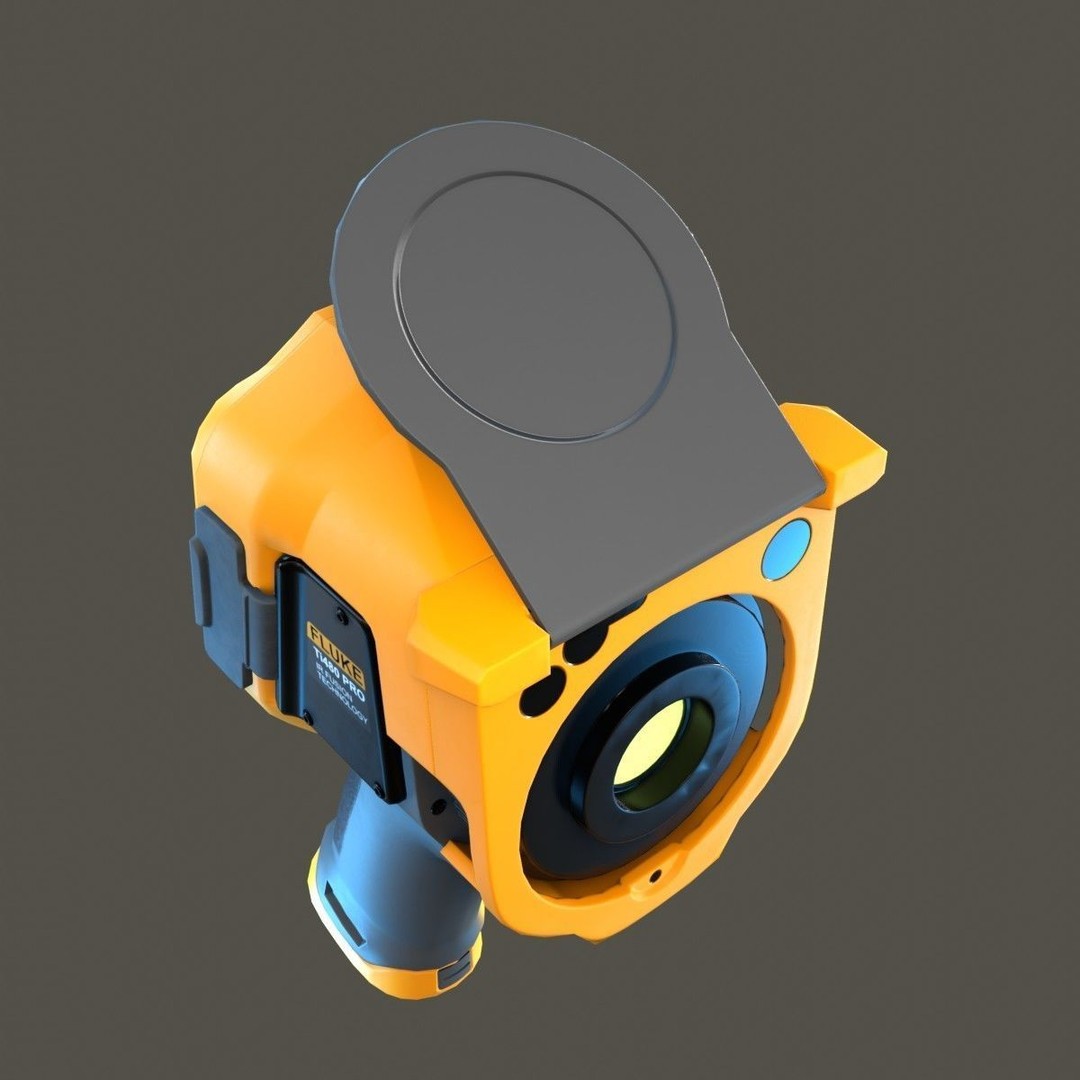 Thermal Camera 3D Model – Low Poly PBR Asset, FBX & More - View 9
