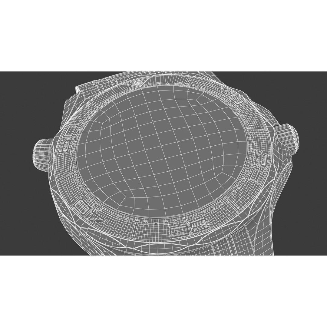 Omega Seamaster Diver 3D Model – PBR Textured, Game-Ready Formats - View 14