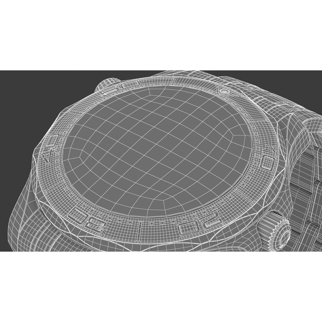 Omega Seamaster Diver 3D Model – PBR Textured, Game-Ready Formats - View 15