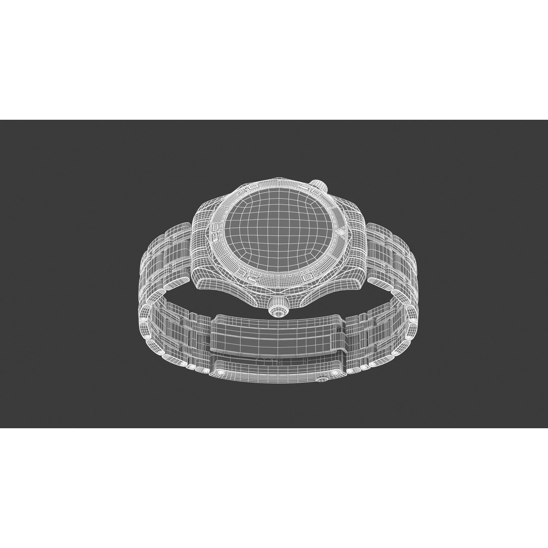 Omega Seamaster Diver 3D Model – PBR Textured, Game-Ready Formats - View 19