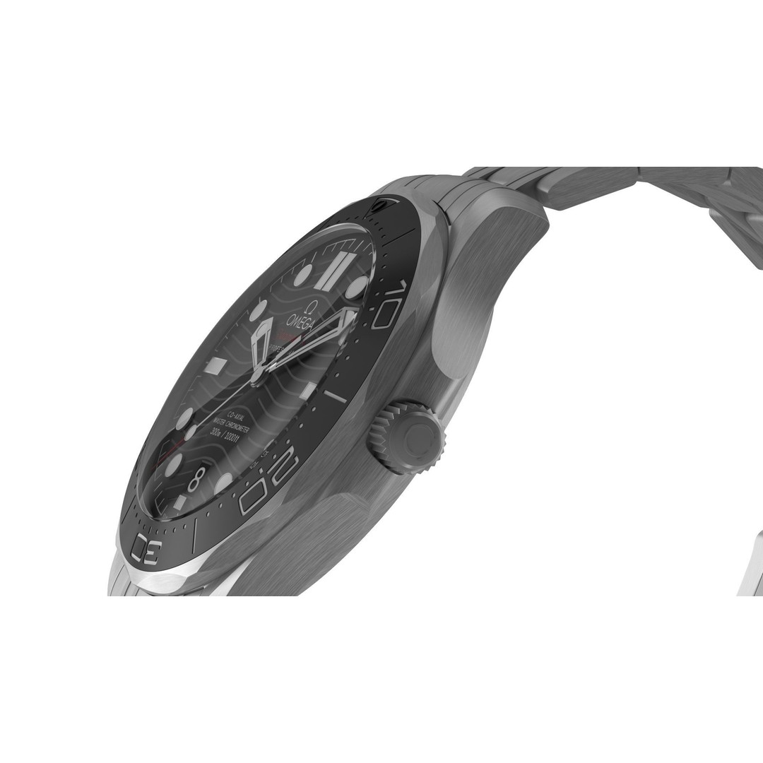 Omega Seamaster Diver 3D Model – PBR Textured, Game-Ready Formats - View 8