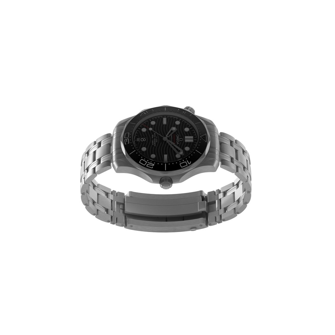 Omega Seamaster Diver 3D Model – PBR Textured, Game-Ready Formats - View 9