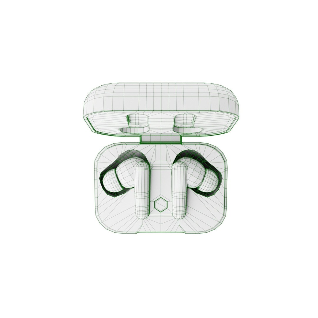 Luxurious Earphones 3D Model – Low Poly Wireless Audio Asset, Blender - View 81