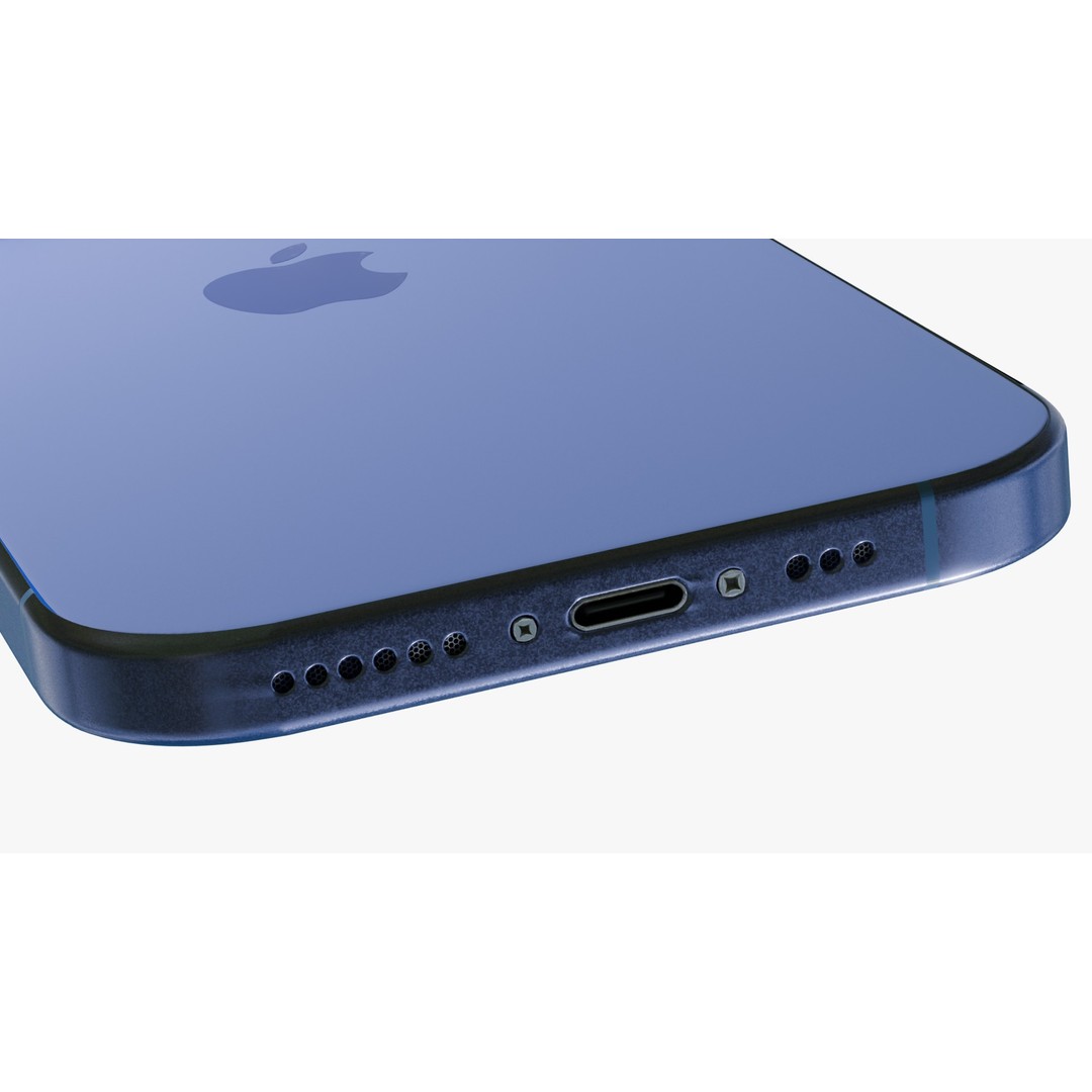 Apple iPhone 16 3D Model – Low Poly Game Asset, FBX, Blender - View 11