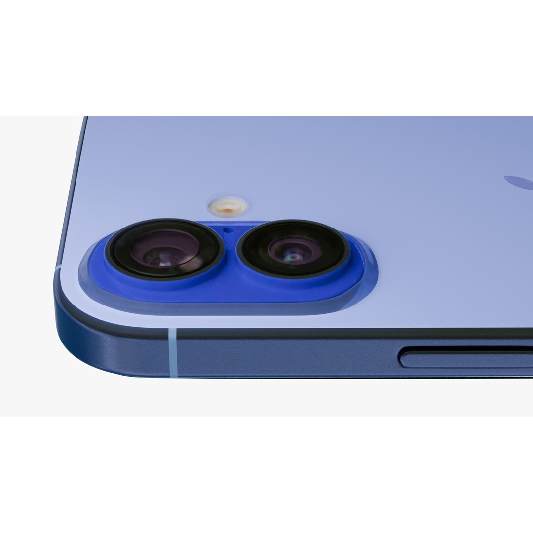 Apple iPhone 16 3D Model – Low Poly Game Asset, FBX, Blender - View 12