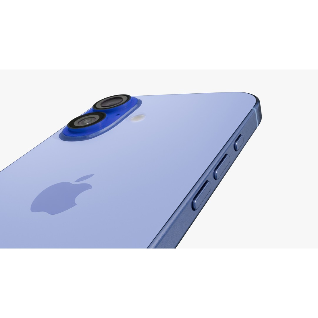 Apple iPhone 16 3D Model – Low Poly Game Asset, FBX, Blender - View 14
