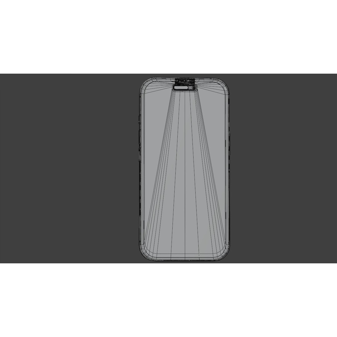 Apple iPhone 16 3D Model – Low Poly Game Asset, FBX, Blender - View 19