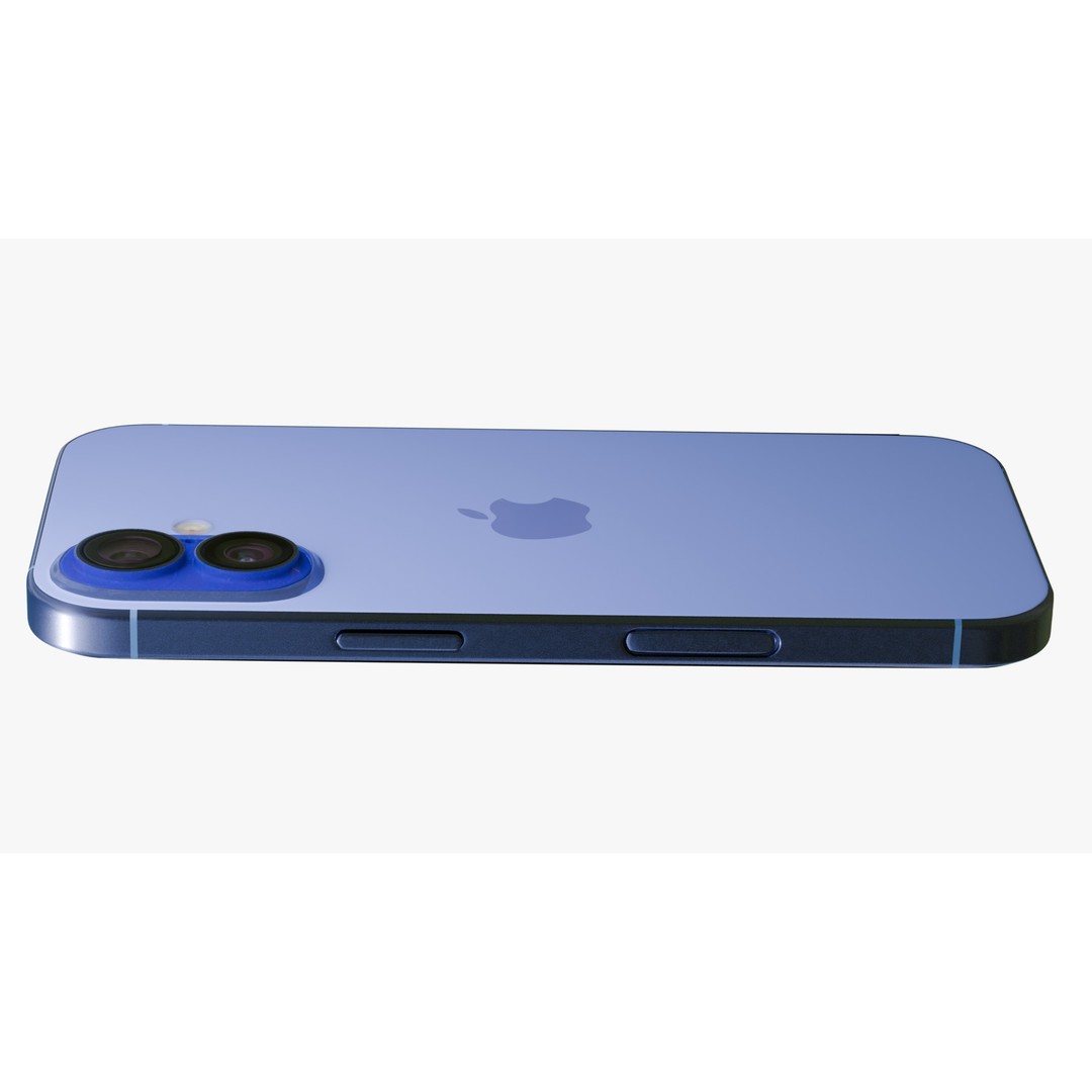 Apple iPhone 16 3D Model – Low Poly Game Asset, FBX, Blender - View 6