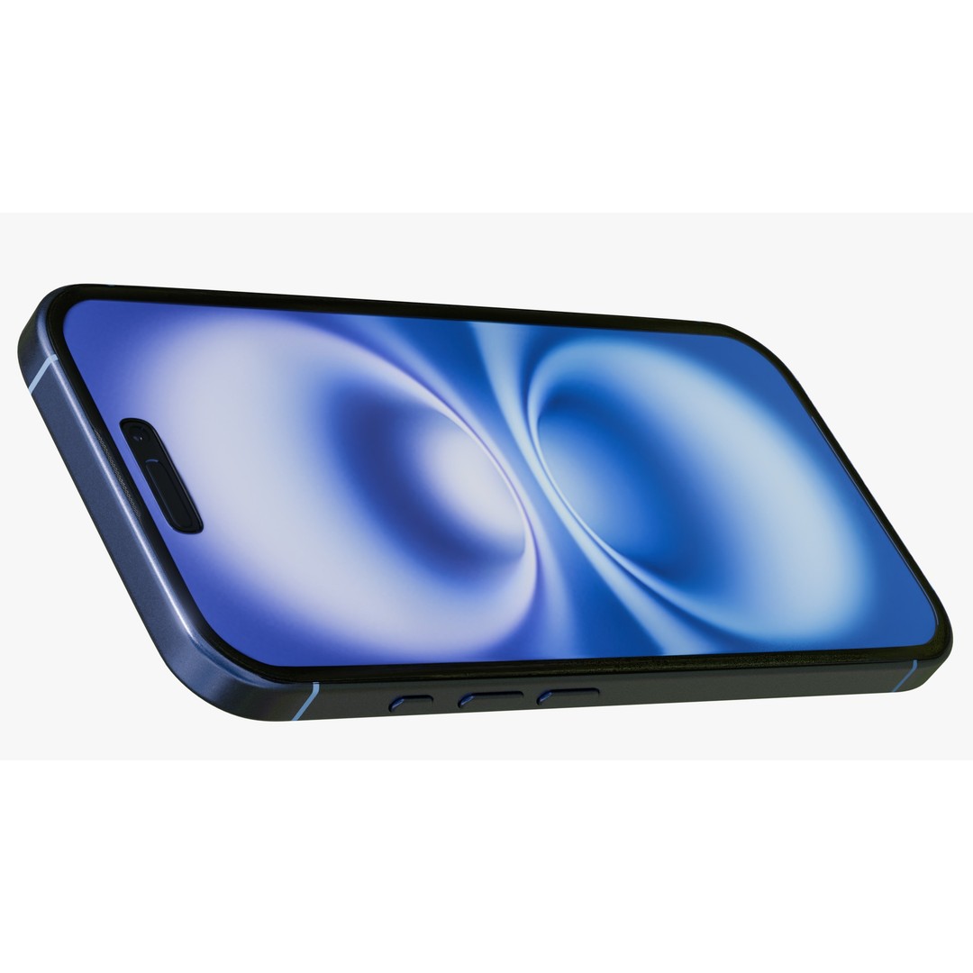 Apple iPhone 16 3D Model – Low Poly Game Asset, FBX, Blender - View 8
