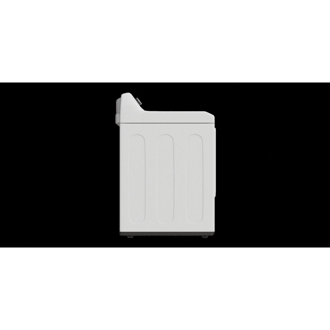 White Front Load Dry Washing Machine 3D Model – Low Poly, PBR Textures, Blender - View 7