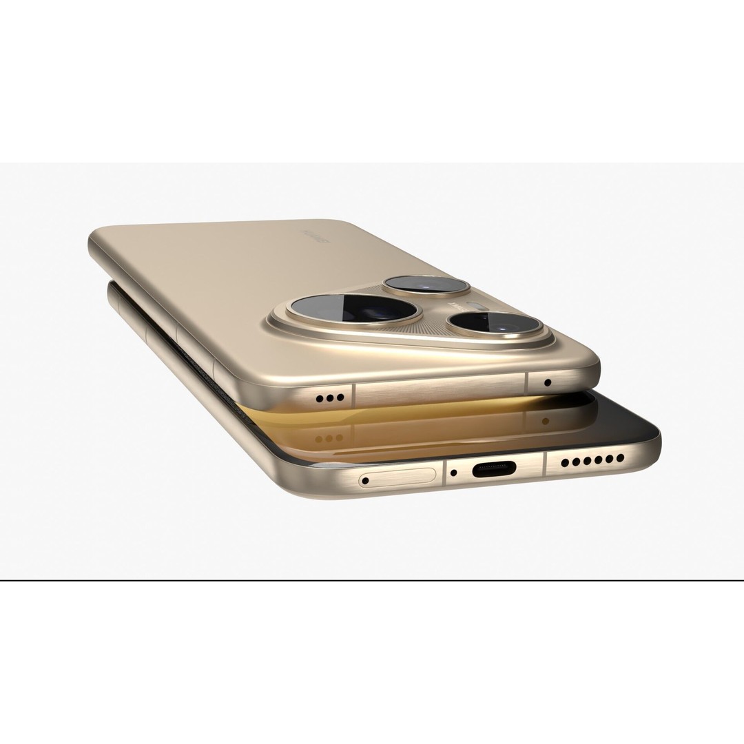 Huawei Pura 80 Ultra 3D Model – Gold & Black Edition, PBR Textures - View 12