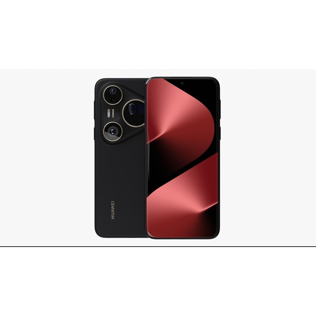 Huawei Pura 80 Ultra 3D Model – Gold & Black Edition, PBR Textures - View 16