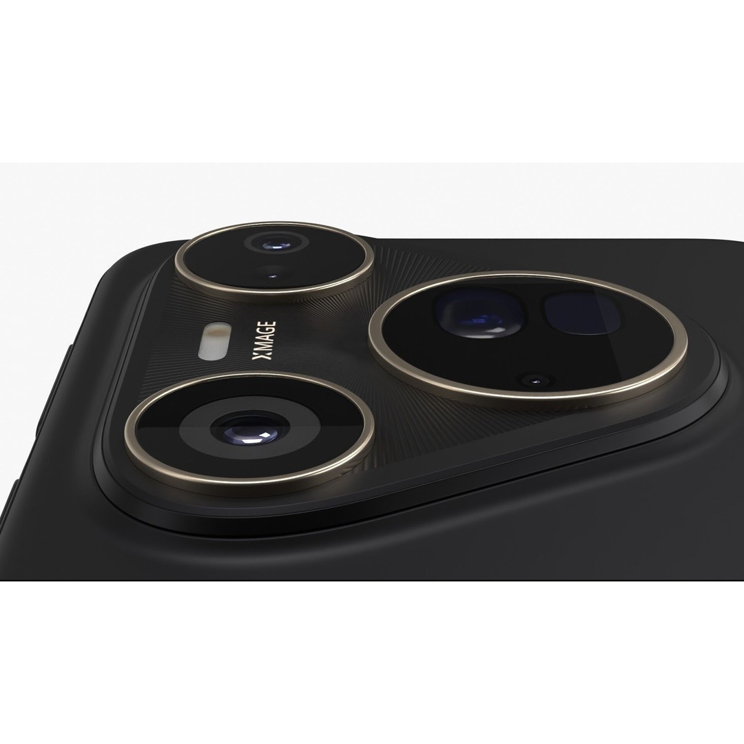 Huawei Pura 80 Ultra 3D Model – Gold & Black Edition, PBR Textures - View 21