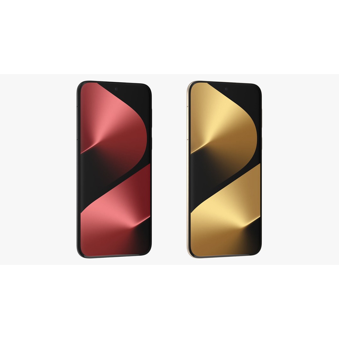 Huawei Pura 80 Ultra 3D Model – Gold & Black Edition, PBR Textures - View 3