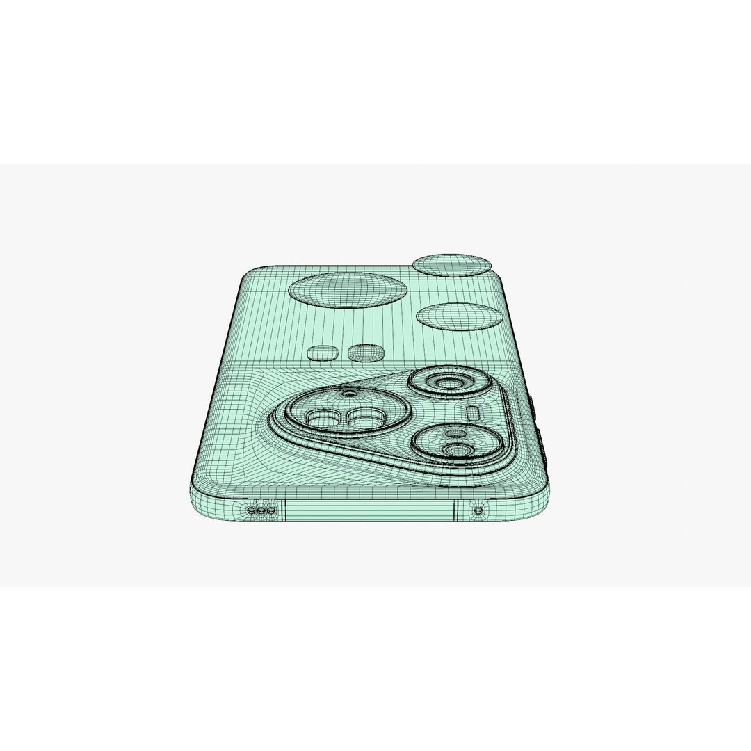 Huawei Pura 80 Ultra 3D Model – Gold & Black Edition, PBR Textures - View 32