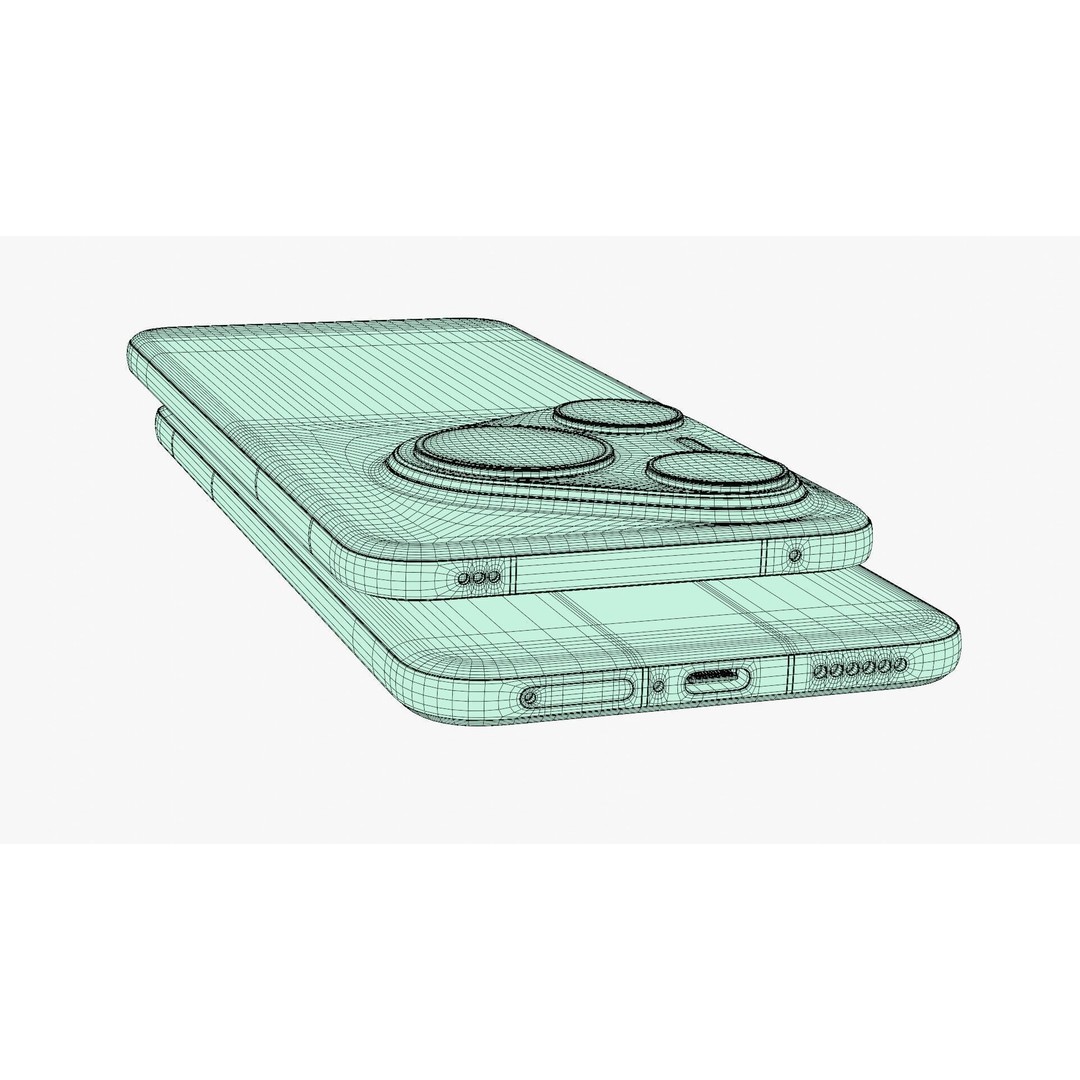 Huawei Pura 80 Ultra 3D Model – Gold & Black Edition, PBR Textures - View 33