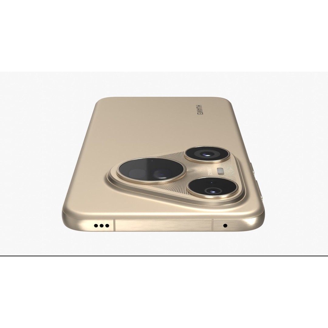 Huawei Pura 80 Ultra 3D Model – Gold & Black Edition, PBR Textures - View 8