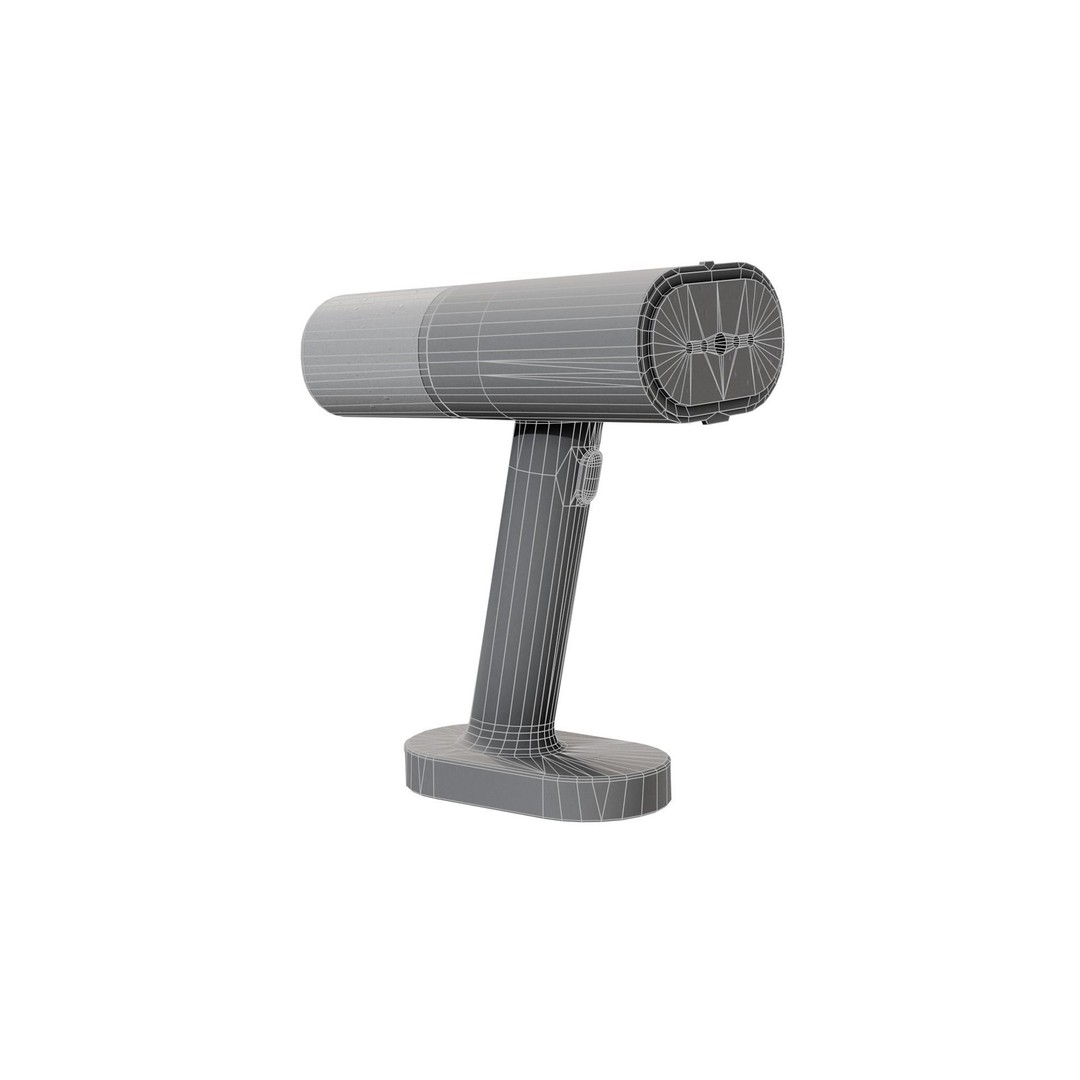 Old Portable Steamer 3D Model – Low Poly Game Ready, FBX - View 13