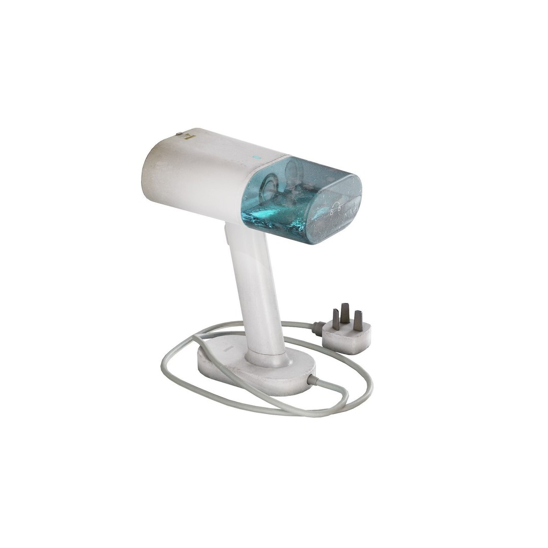 Old Portable Steamer 3D Model – Low Poly Game Ready, FBX - View 5