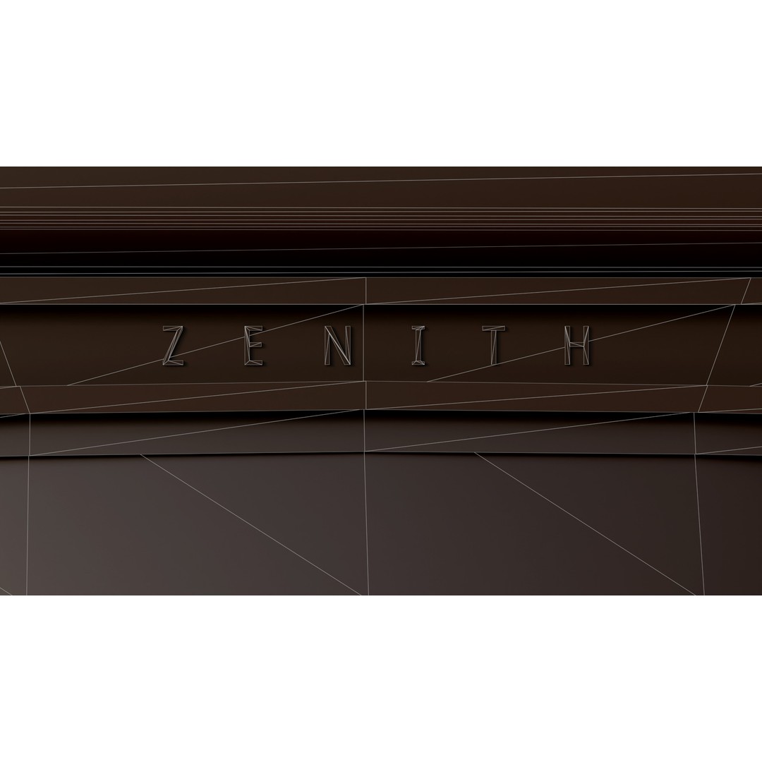 Zenith Super Z Chassis Vintage TV 3D Model – Low Poly PBR Asset, FBX - View 14