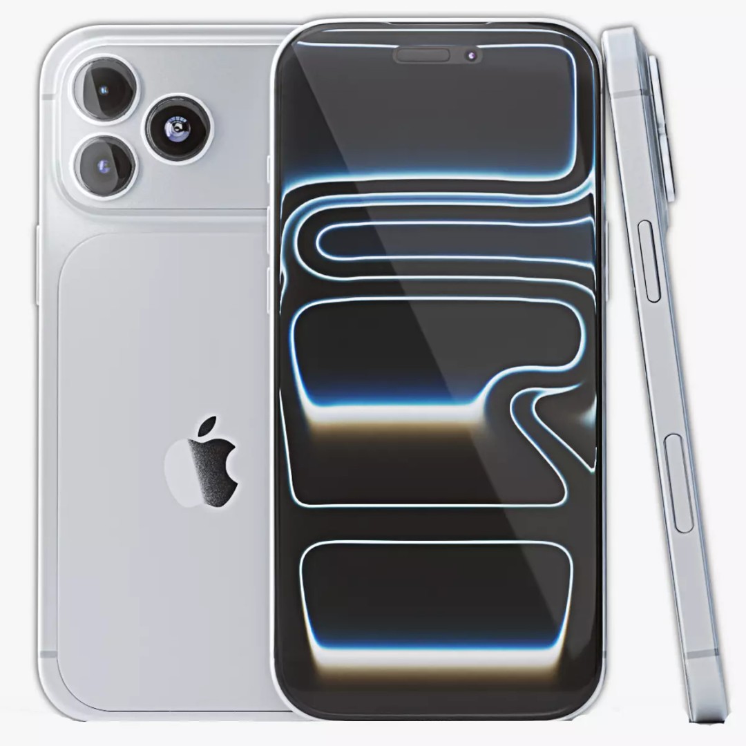 iPhone 17 Pro Max 3D Model – Low Poly Game Asset, Blender, FBX, OBJ - View 17