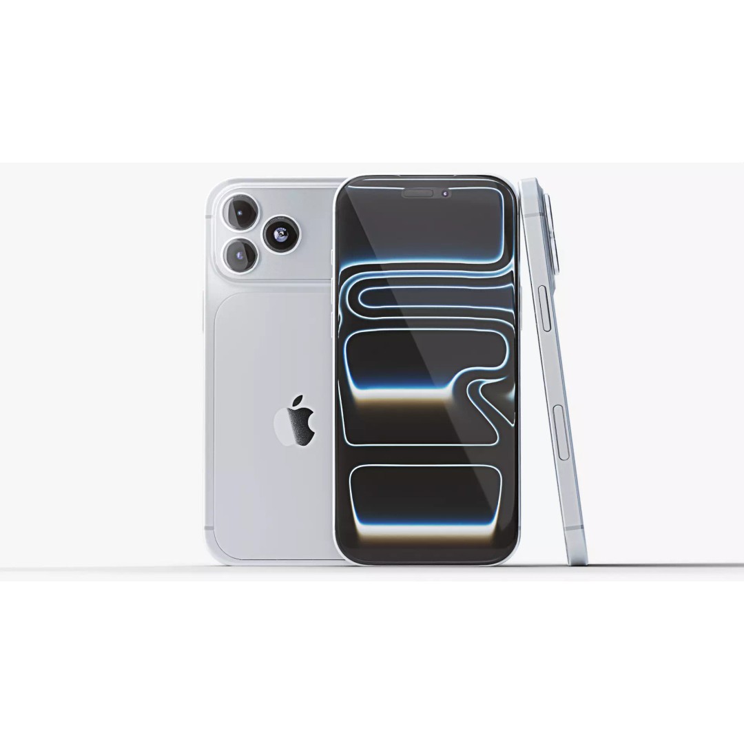 iPhone 17 Pro Max 3D Model – Low Poly Game Asset, Blender, FBX, OBJ - View 2