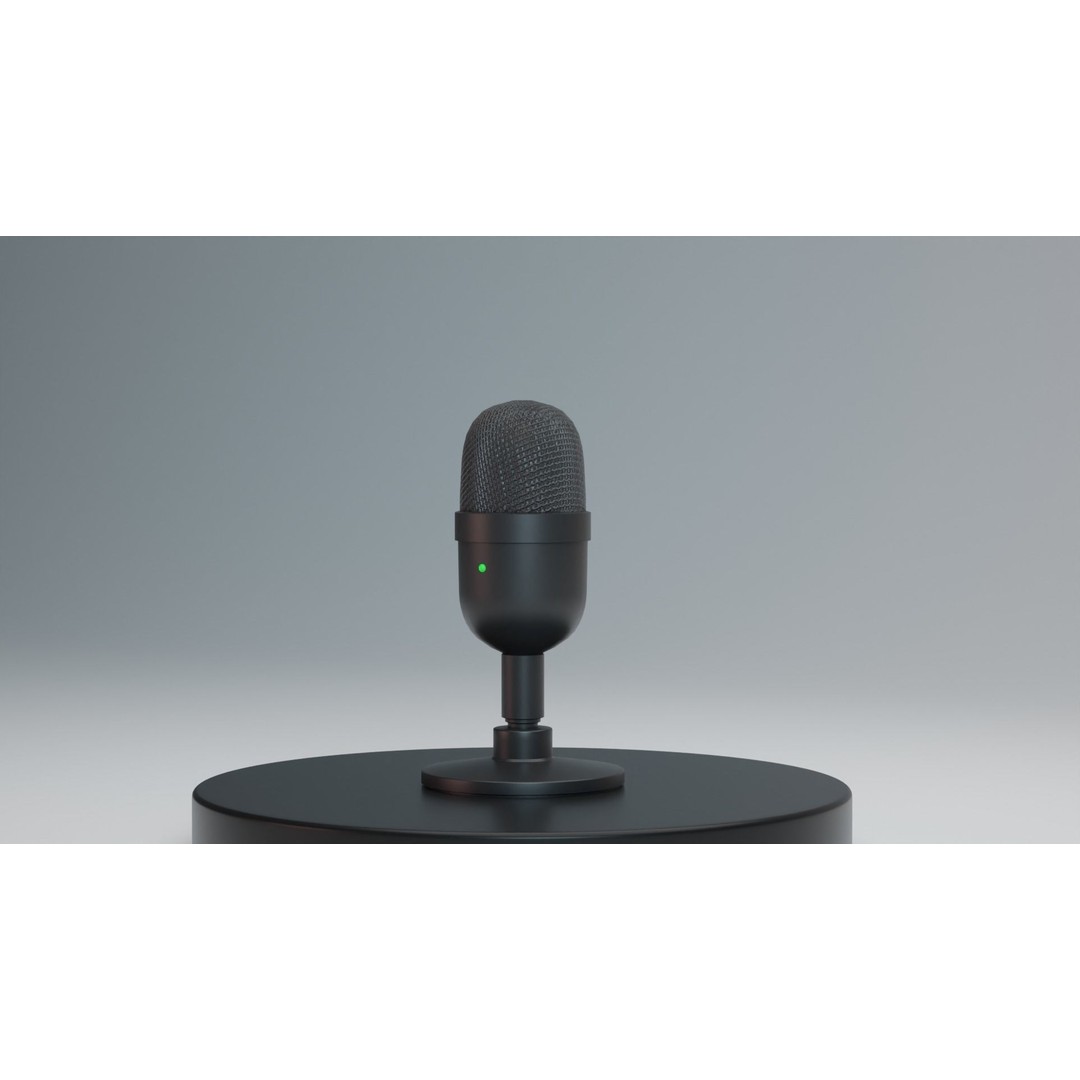 Mic Collection 3D Model – High Poly Audio Asset, FBX, OBJ - View 12