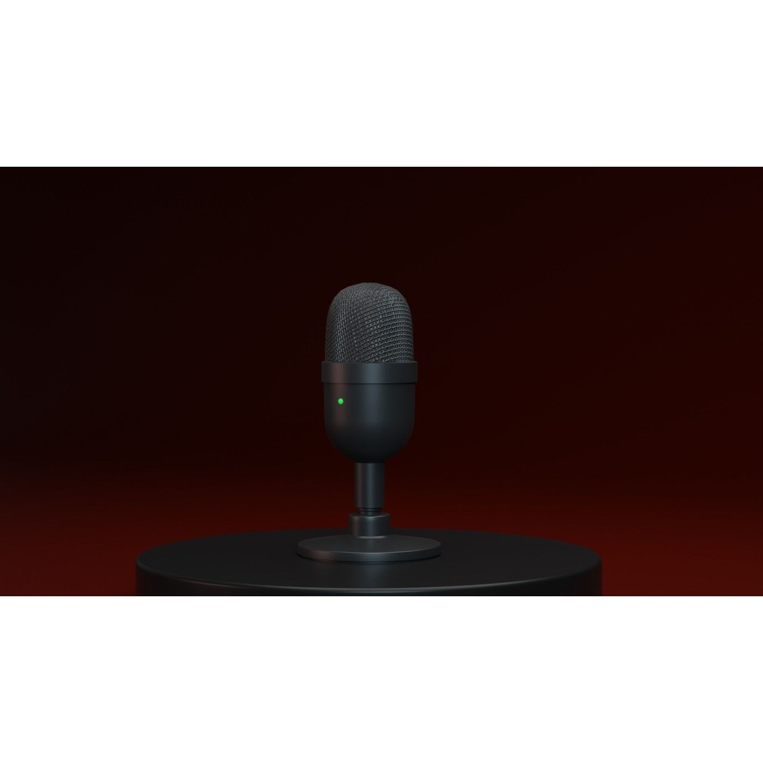Mic Collection 3D Model – High Poly Audio Asset, FBX, OBJ - View 13