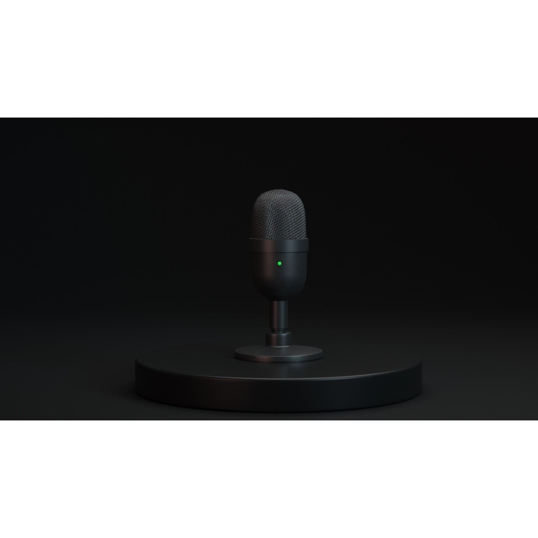 Mic Collection 3D Model – High Poly Audio Asset, FBX, OBJ - View 14