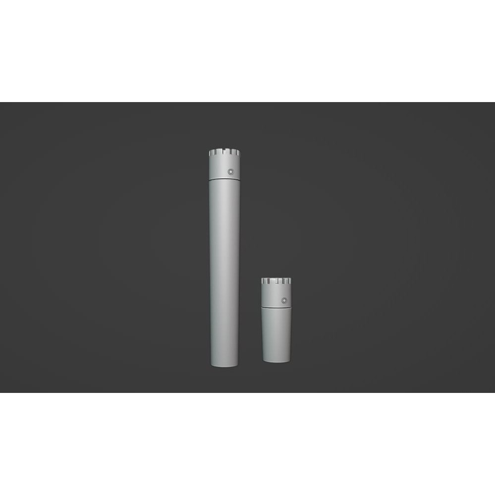 Mic Collection 3D Model – High Poly Audio Asset, FBX, OBJ - View 23
