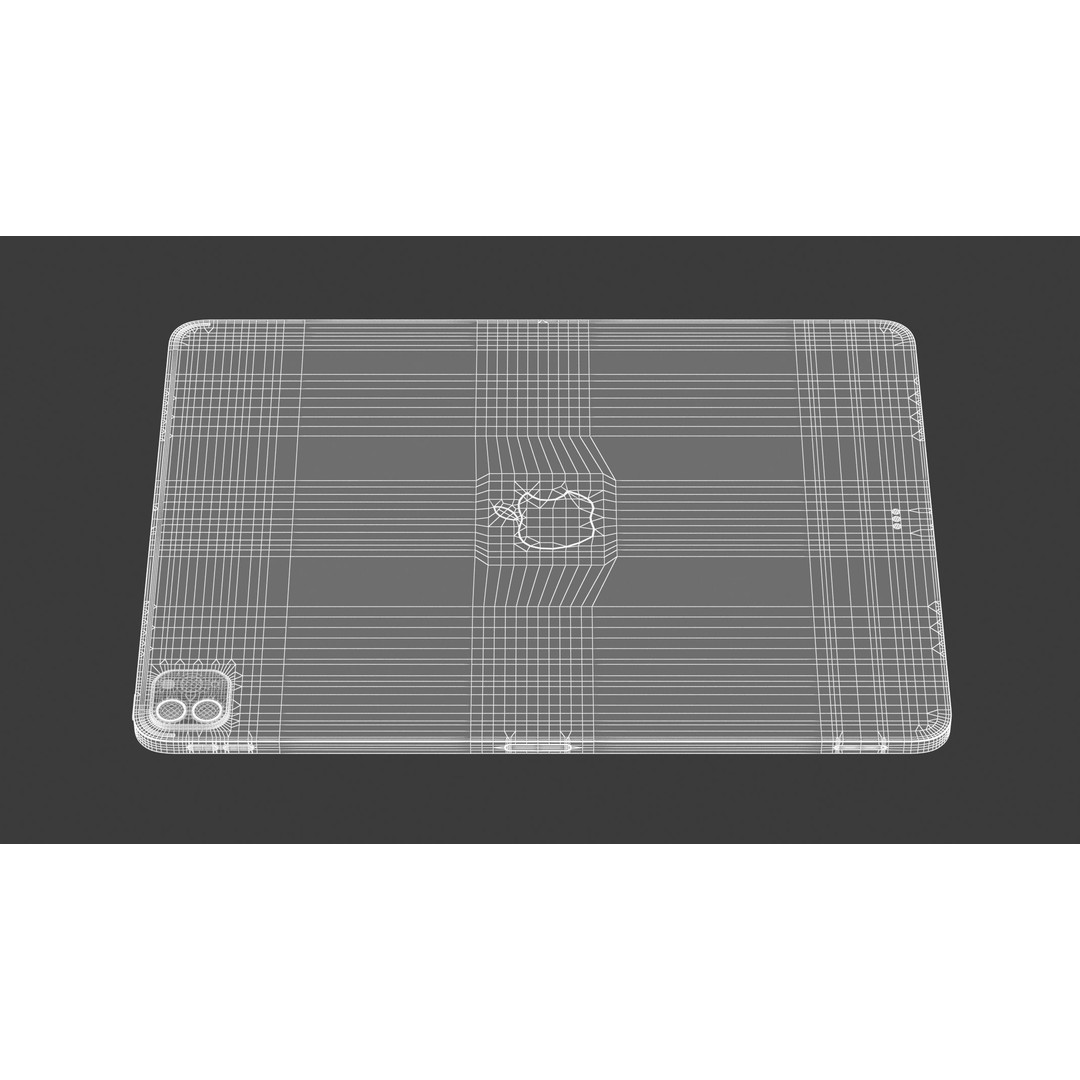Apple iPad Pro 12 3D Model – High Poly PBR Asset, FBX/OBJ - View 14