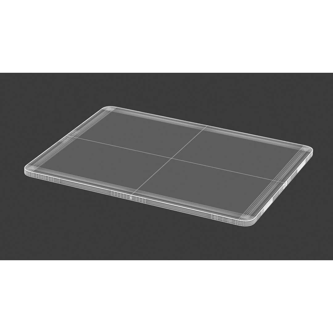 Apple iPad Pro 12 3D Model – High Poly PBR Asset, FBX/OBJ - View 16