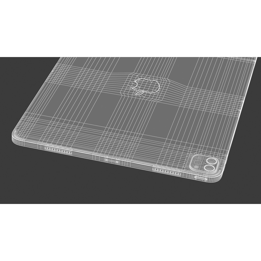 Apple iPad Pro 12 3D Model – High Poly PBR Asset, FBX/OBJ - View 18