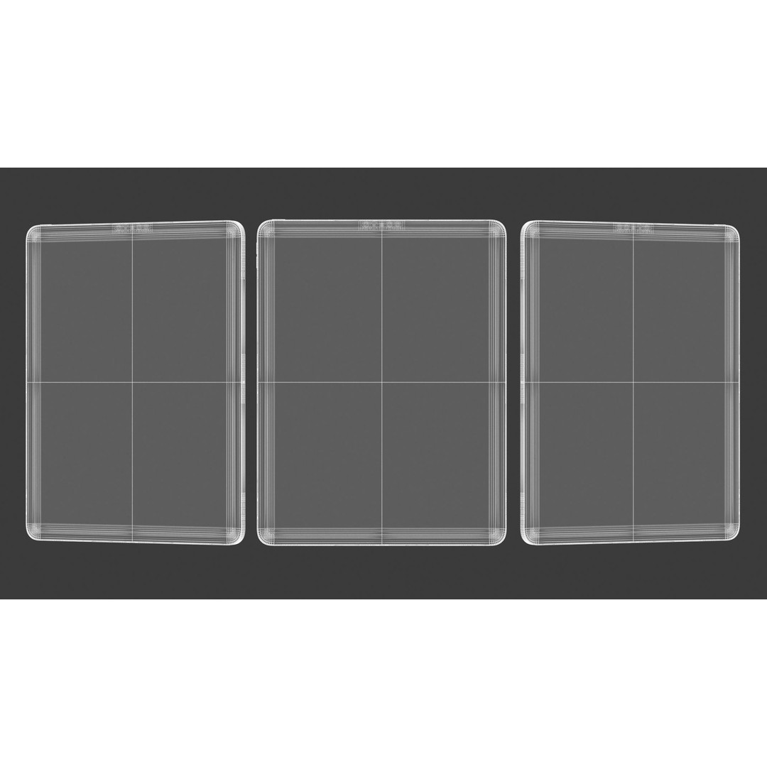 Apple iPad Pro 12 3D Model – High Poly PBR Asset, FBX/OBJ - View 19