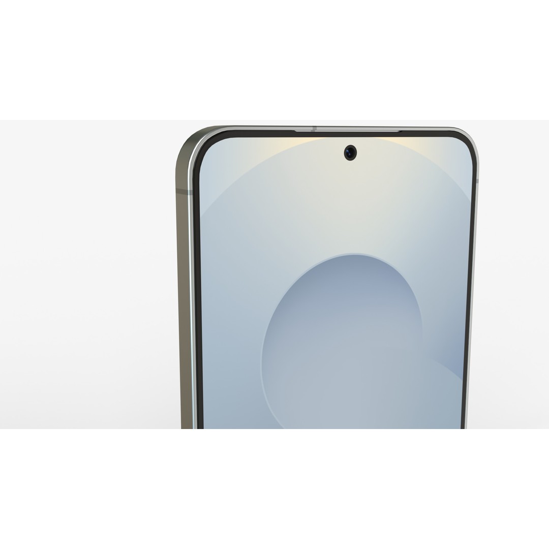 Silver Shadow Samsung Galaxy S25 3D Model – PBR Textures, FBX, OBJ, Blender - View 6