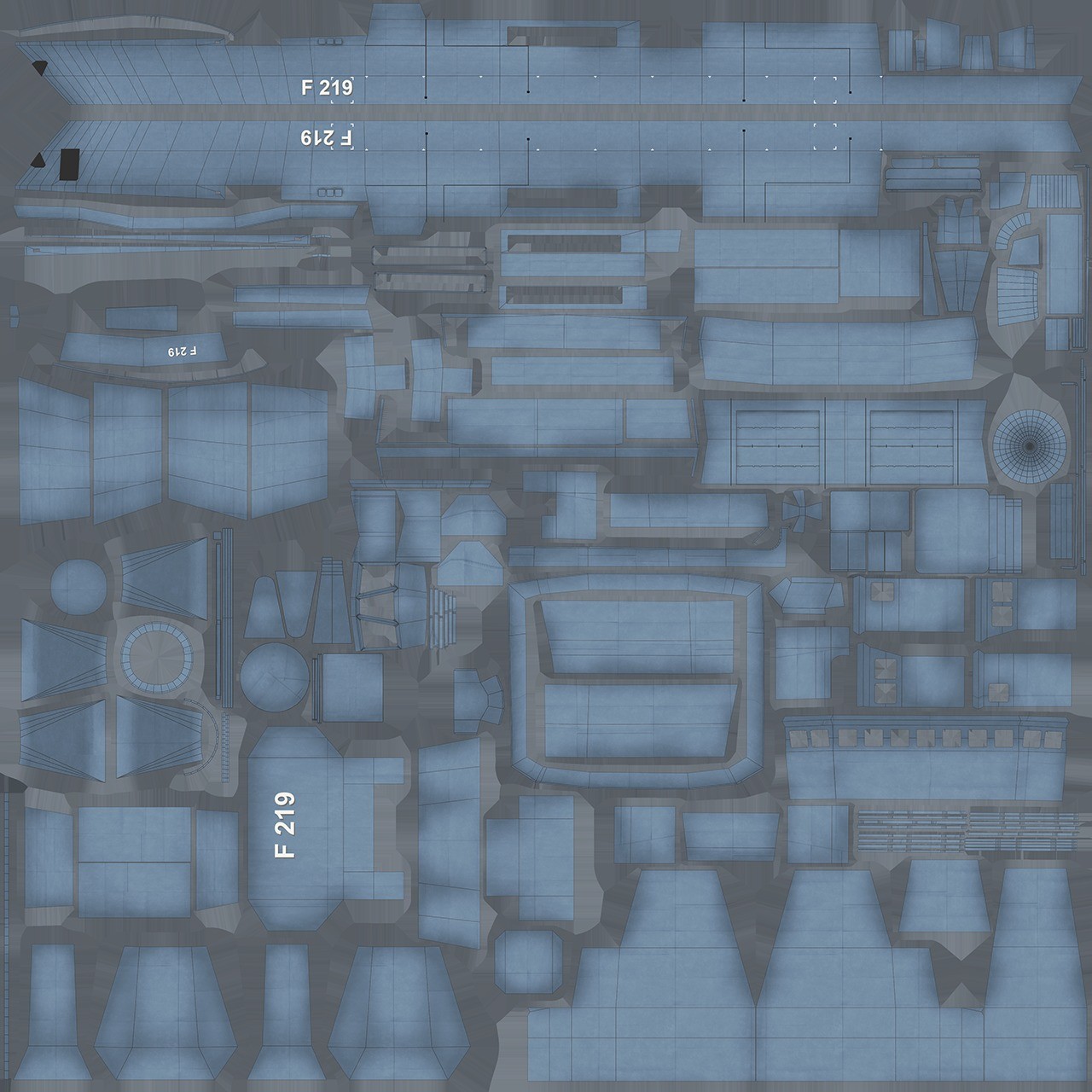 Germa Sachsen Class Frigate - Low-Poly Game-Ready 3D Model - View 13