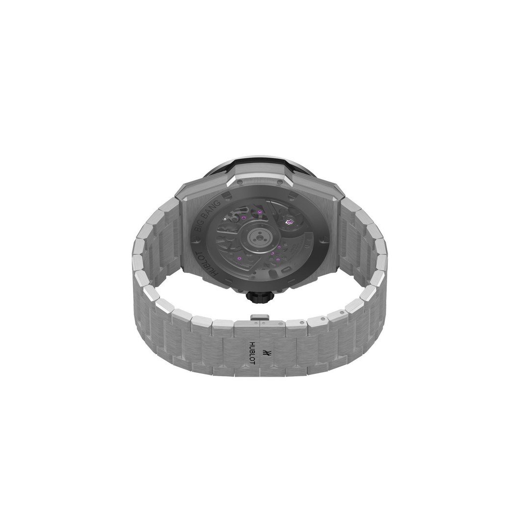 Hublot Big Bang 3D Model – High Poly Watch, FBX, OBJ, Game Ready - View 11