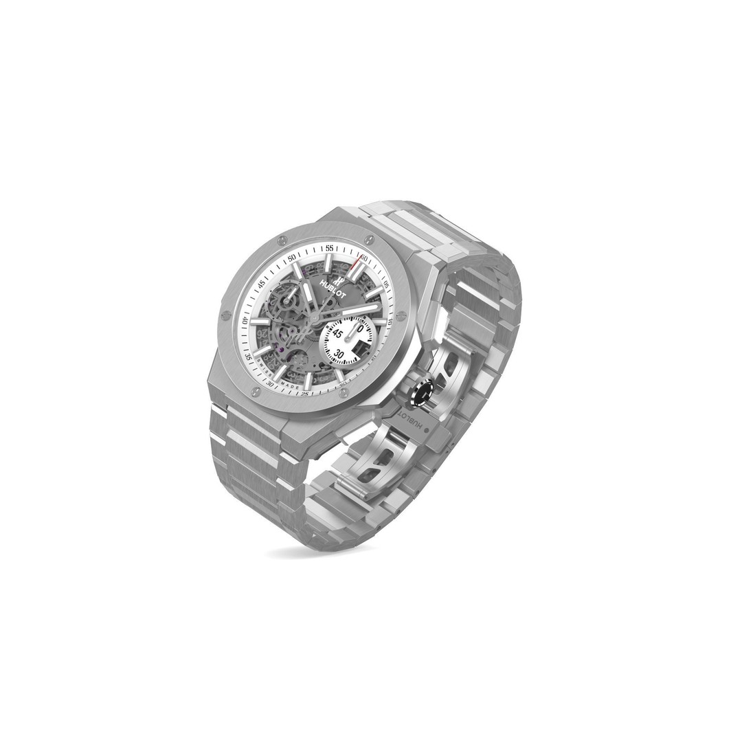 Hublot Big Bang 3D Model – High Poly Watch, FBX, OBJ, Game Ready - View 14