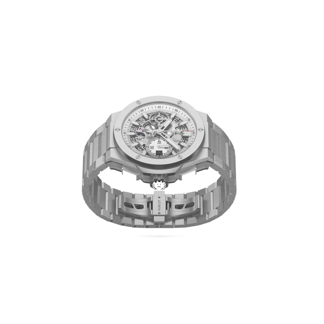 Hublot Big Bang 3D Model – High Poly Watch, FBX, OBJ, Game Ready - View 20
