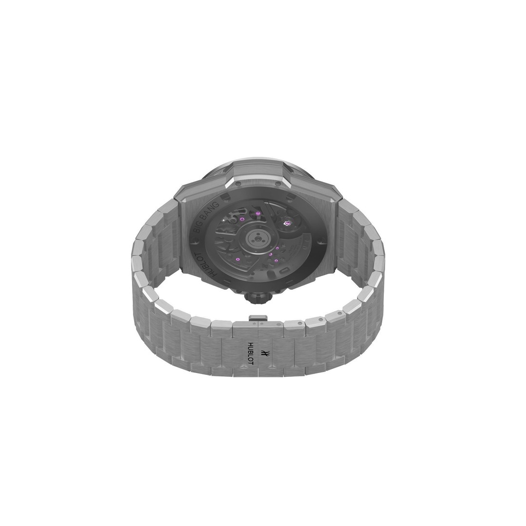 Hublot Big Bang 3D Model – High Poly Watch, FBX, OBJ, Game Ready - View 21