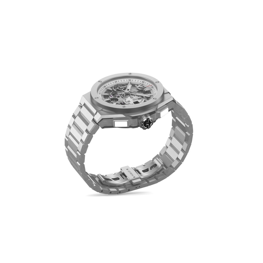 Hublot Big Bang 3D Model – High Poly Watch, FBX, OBJ, Game Ready - View 22