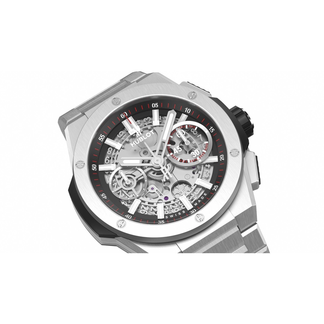 Hublot Big Bang 3D Model – High Poly Watch, FBX, OBJ, Game Ready - View 5