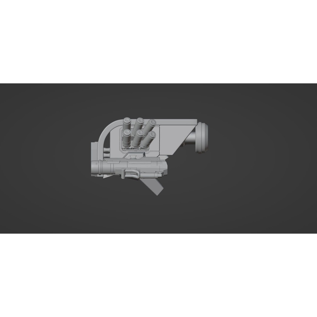 Sci-Fi Drone 3D Model – Untextured High Poly Asset, FBX, OBJ - View 11