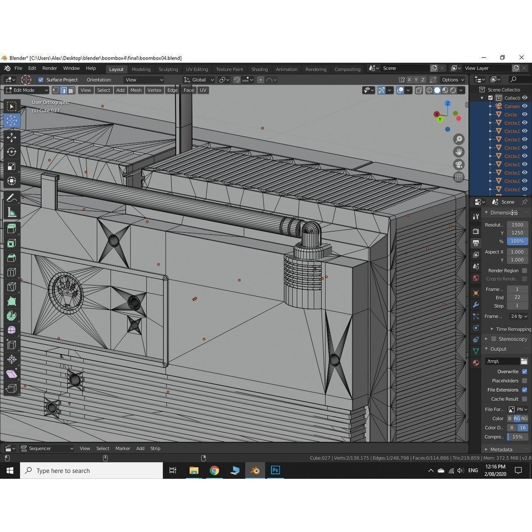 Retro Boombox 3D Model – Vintage Audio Pack, FBX & PBR Textures - View 15