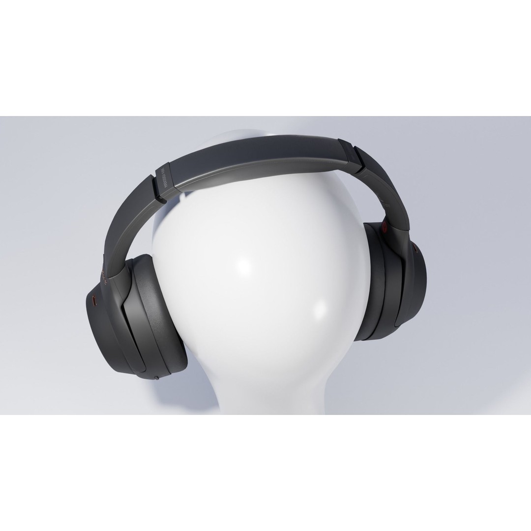 Sony WH-1000XM4 3D Model – Rigged PBR Headset Asset for Animation - View 19