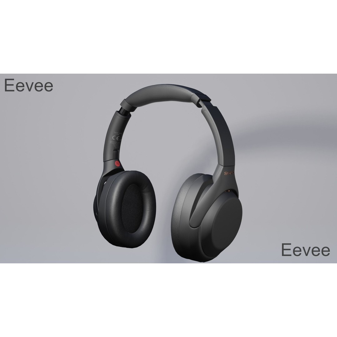 Sony WH-1000XM4 3D Model – Rigged PBR Headset Asset for Animation - View 20