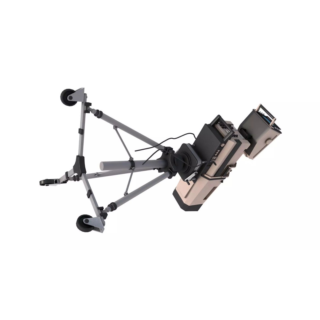 TV Studio Camera 3D Model – High Poly PBR Asset, FBX, Blender - View 3