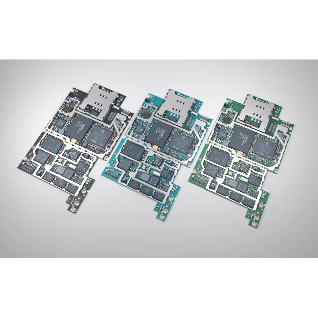 Electron Board 3D Model – Low Poly PBR Game Asset, FBX & OBJ - View 2